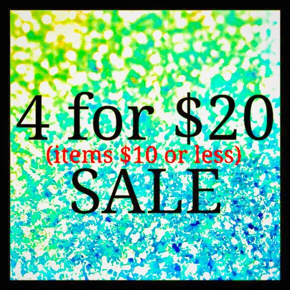 Bundle 4 items that are $10 or less for $20!